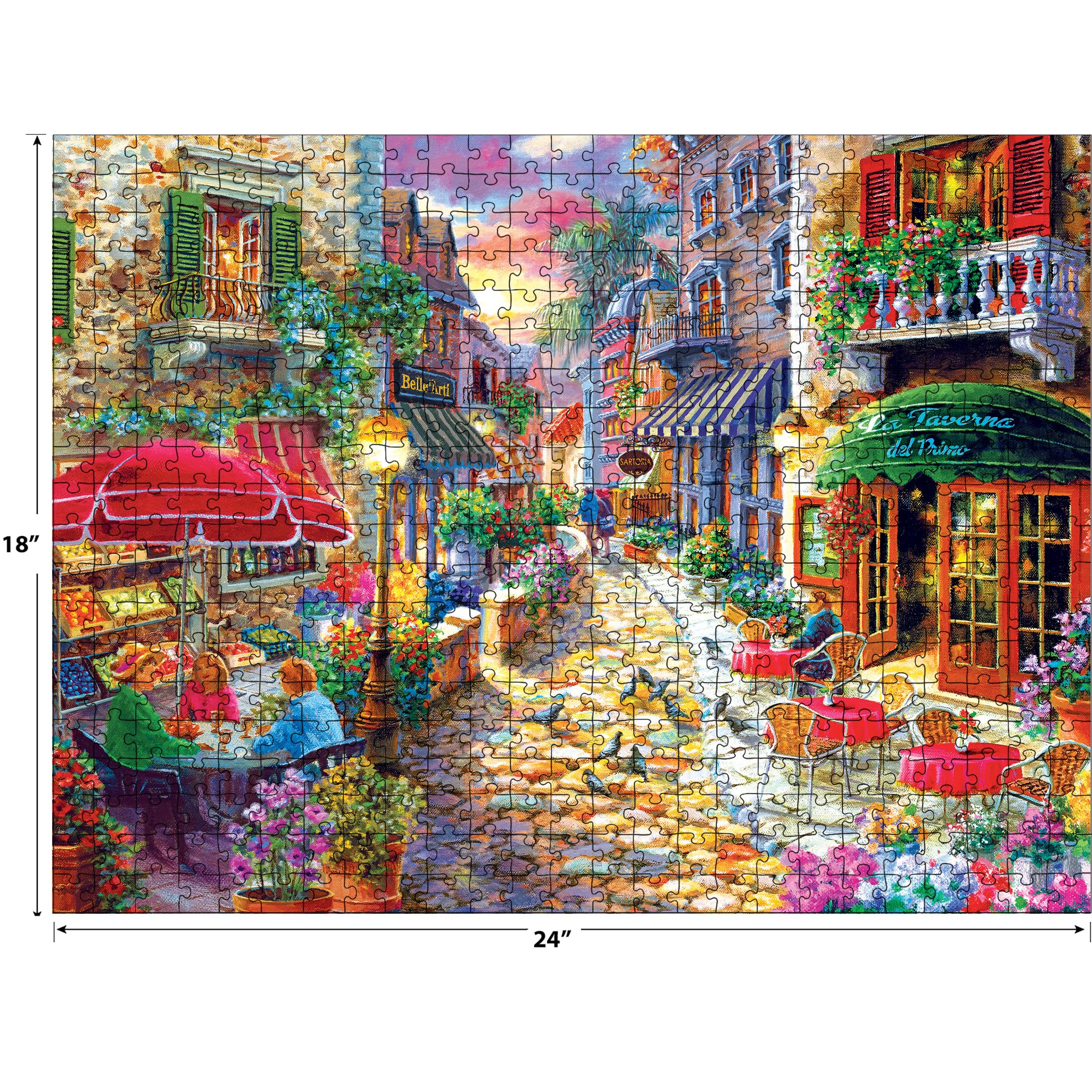 Amazon.com: RoseArt - Puzzle Collector - Late Afternoon in Italy